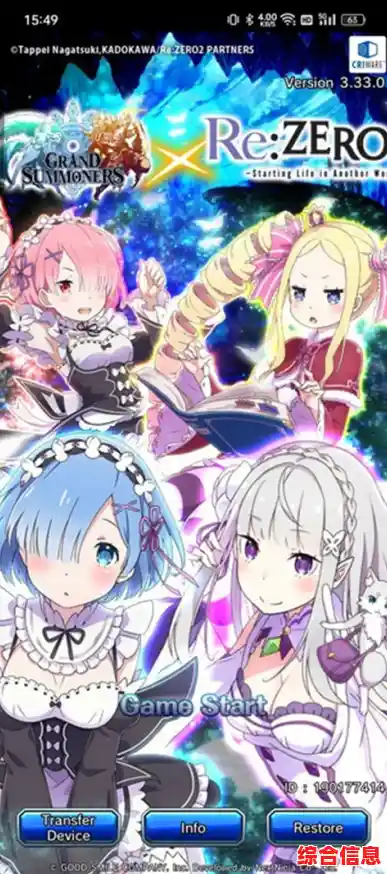 热爱蕾姆、艾米莉亚？大召唤师国际服(GrandSummoners)怎能错过！