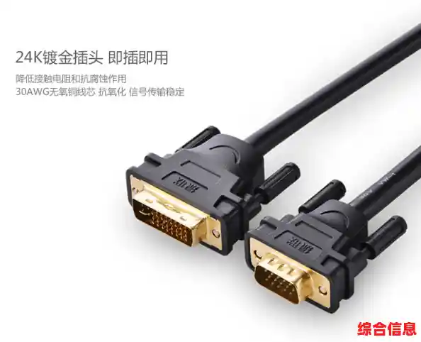 畅享清晰视界，高清显示器连接线提升您的视觉享受