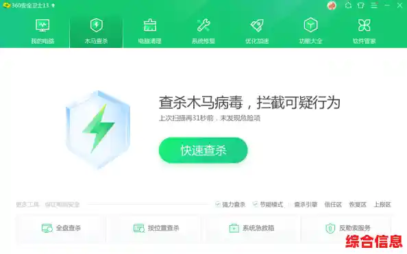 360杀毒全方位守护,让您的电脑远离病毒威胁 360杀毒全方位守护,让您的电脑远离病毒威胁